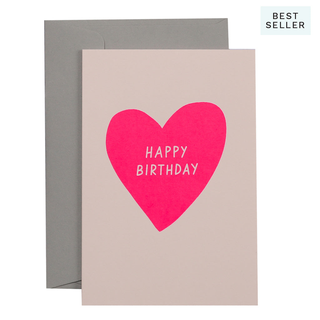 BIRTHDAY HEART - various colours