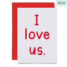 i love us red white cards