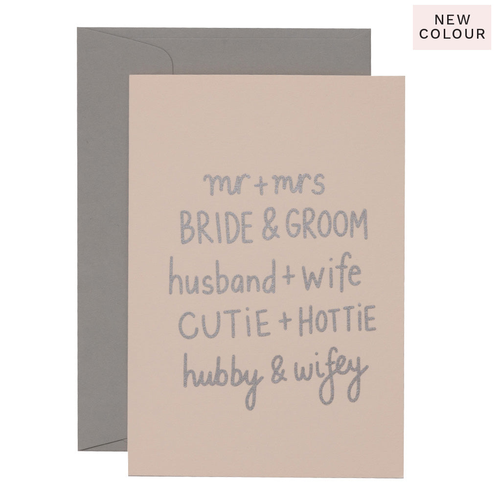 MR + MRS - various colours