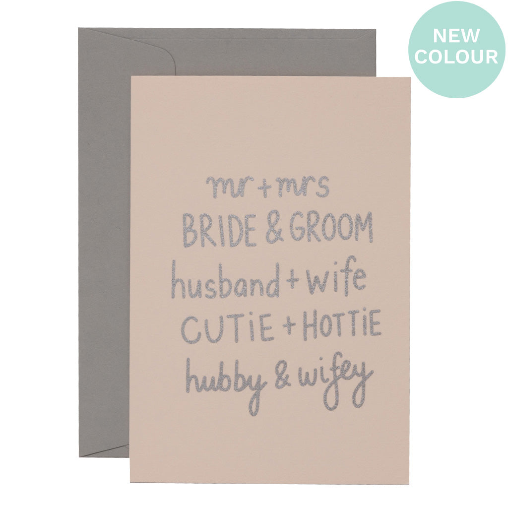 MR + MRS - various colours