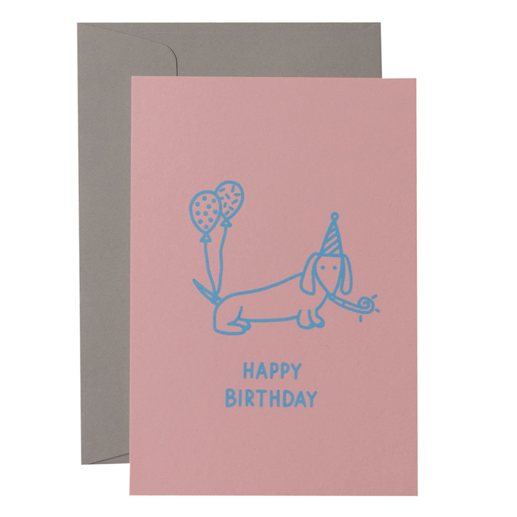 SAUSAGE DOG BIRTHDAY - various colours
