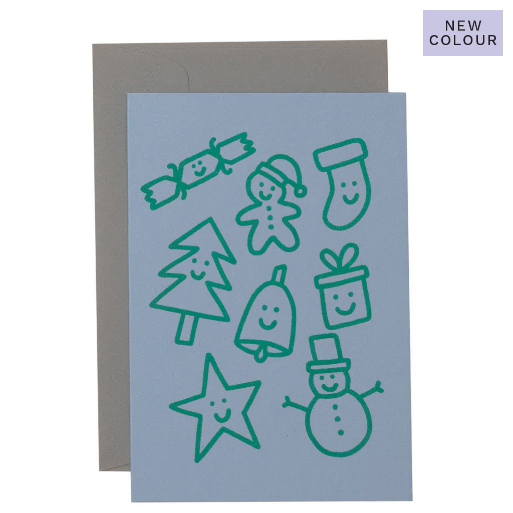 SMILEY CHRISTMAS THINGS - various colours