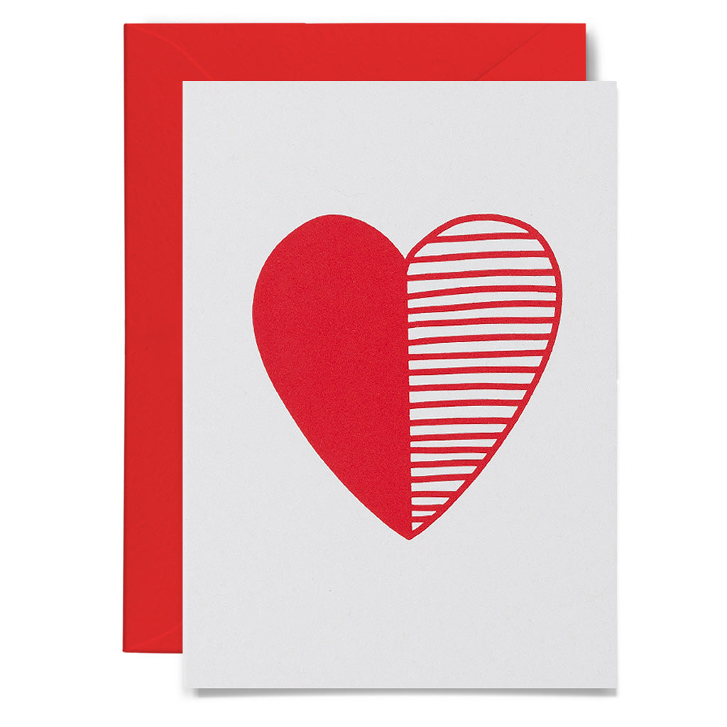 stripy heart greeting cards Australia