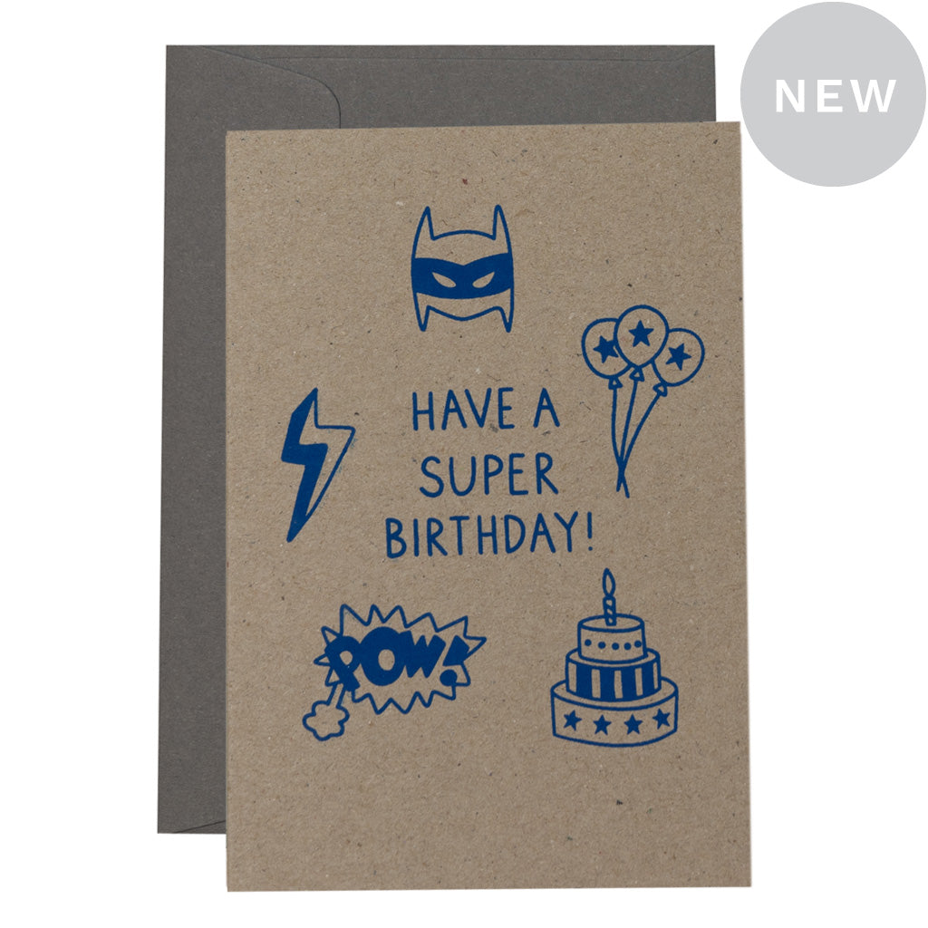 SUPERHERO BIRTHDAY - various colours