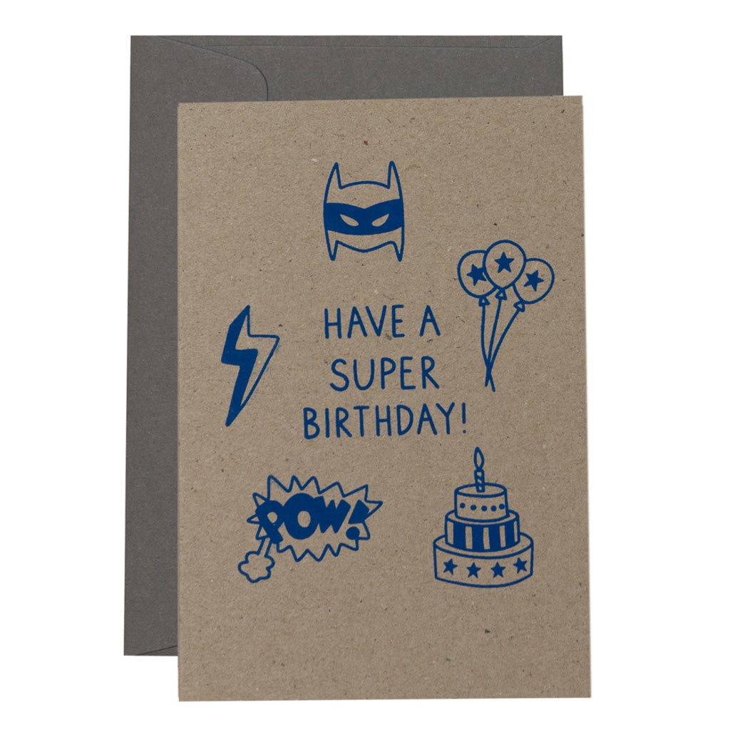 SUPERHERO BIRTHDAY - various colours